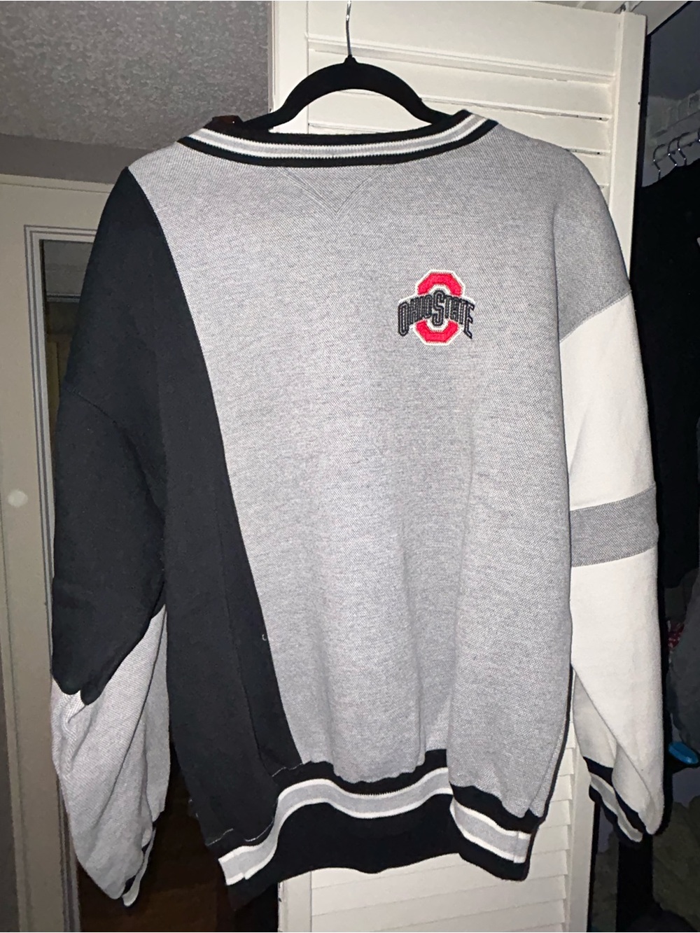 Gray & Black Ohio State Crewneck